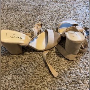 Lulus nude heels